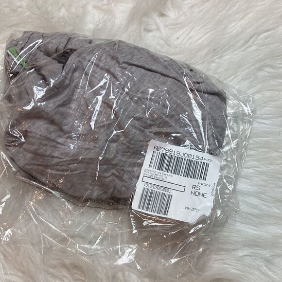 H by Halston Gray Wrap Front Cowl Neck Knit Top - Picture 3 of 7